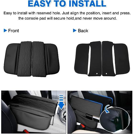 Karltys Center Console Cover For BMW X5 G05/ X7 G07 -2025 2026/ X6 G06 -2025 2026, Leather Middle Console Armrest Cover For BMW X5 Waterproof