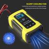 12V 6A Car Battery Charger Smart Full Automatic Display Battery Charger Power Puls Repair Chargers Wet Dry Lead Acid Battery