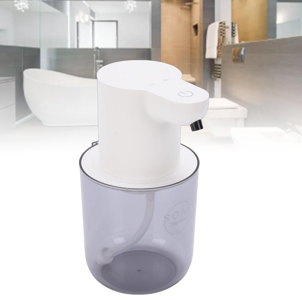 Väggmonterad automatisk skumtvåldispenser 400 ml beröringsfri handtvåldispenser för badrum kök