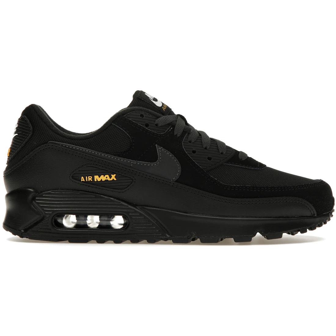 

Кроссовки Nike Air Max 90 Черный/Скорость Желтый(HM0628-001) 36