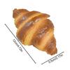 1 ud. Croissants Artificiales Fruta Pan Falso Simulación Pan Falso Realista Accesorios para Fotografía para Decoración Exhibición de Panadería