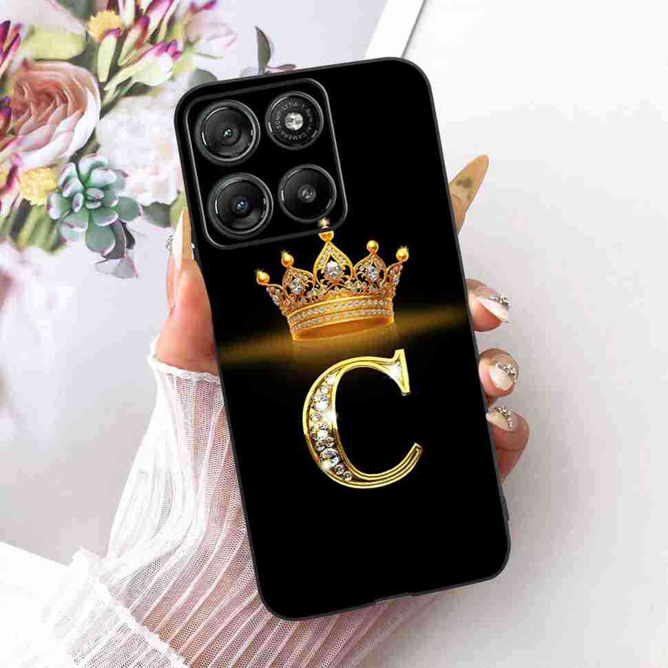 For Motorola Moto G67 Power Case Couple 26 Letters Cover Soft Silicone Phone Cases For Moto G 67 G67 Power Bumper