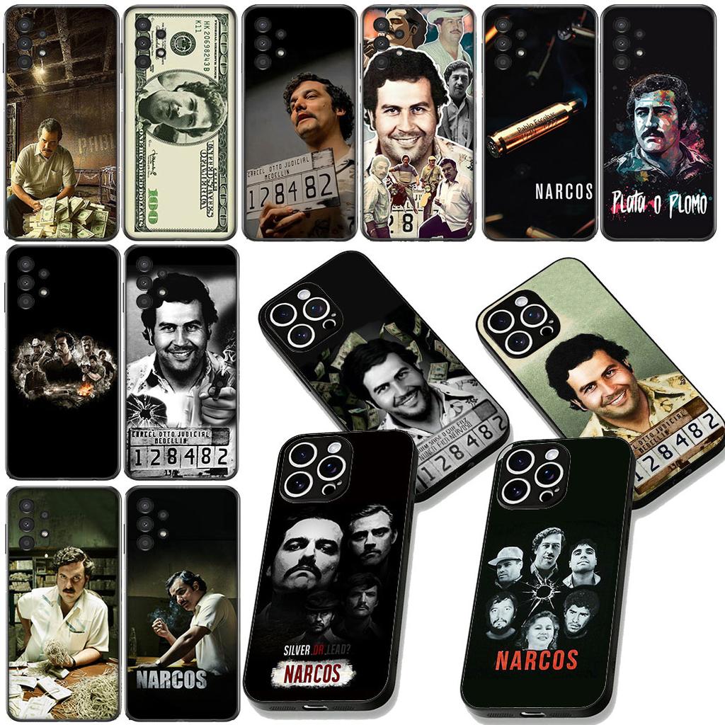 N-Narcos PABLOS ESCOBAR Money Phone Case for OPPO A40 A60 A80 A38 A18 A17 A16 A78 A79 A54 A25 A57 4G 5G Cover Casing