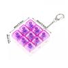Fully Transparent Cap Silent Axis Decompression Button Decompression Tester Keyboard Silent Keychain