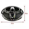 150mm Front Grill Emblem  For Toyota Camry 2007 2008 2009 Premium Adhesive RADIATOR / 75311-33130 / 7531106060 GRILLE FRONT