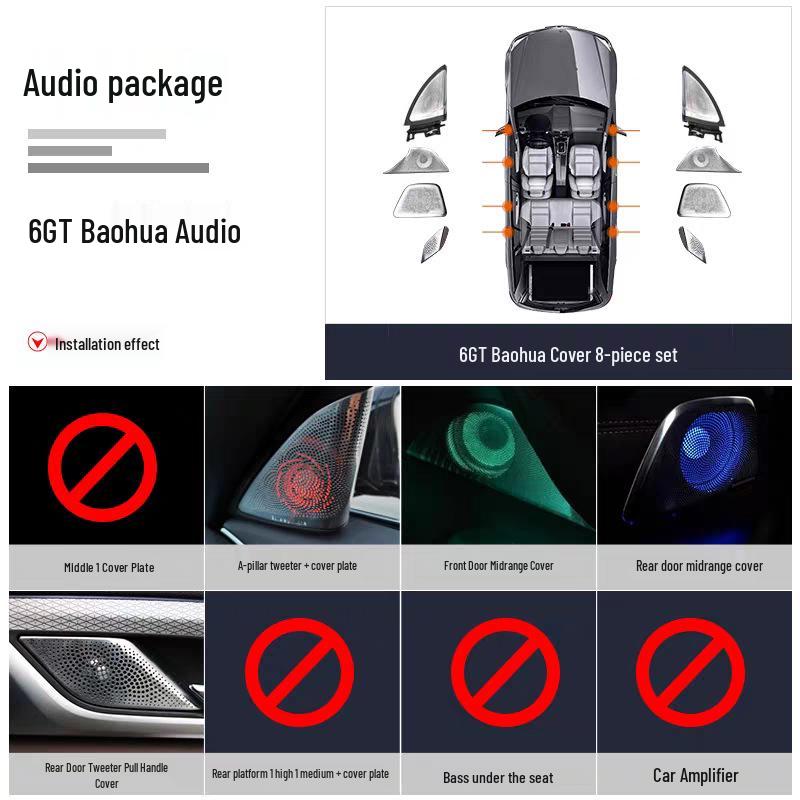 BMW Bowers & Wilkins Tweeter Speaker A-Pillar Luminous Cover Upgrade