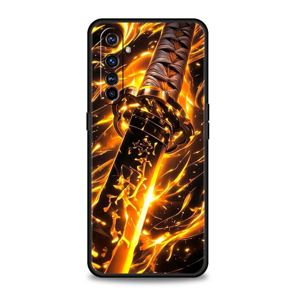 The Sword Creative Pattern Case For Realme C67 C63 C55 C53 C35 C25 C21 GT 2 3 5 6 10 11 12 13 Pro Plus 5G Soft TPU Phone Cover