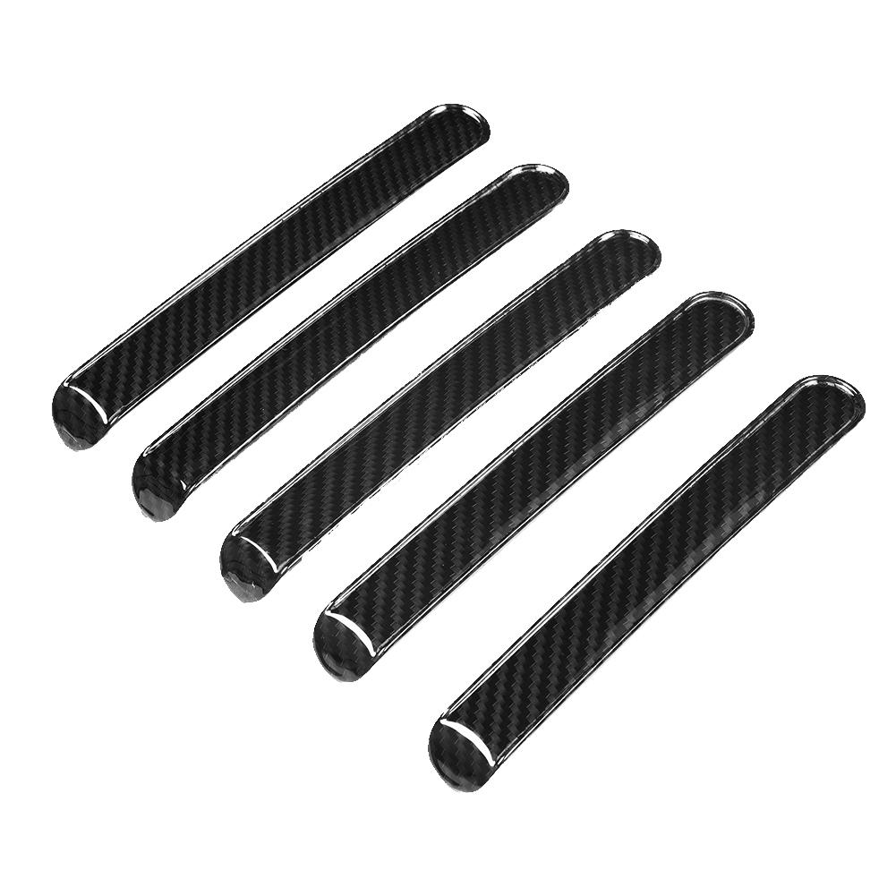 

5pcs Carbon Fiber Texture Door Handle Trim Strips Fits for Jeep Wrangler JK 20072017 4 Doors