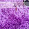 Rainbow Plush Carpet Oval Fluffy Rug For Girl Bedroom Long Pile Soft Beside Mat Large Area Rug Living Room Shaggy Kids Playroom Mat