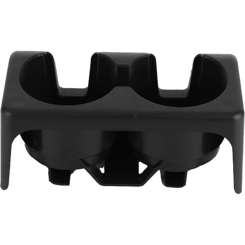 Acouto Bench Seat Cup Holder, Dual Cupholder Insert, Drink Storage, Fit for 2004-2012, Black