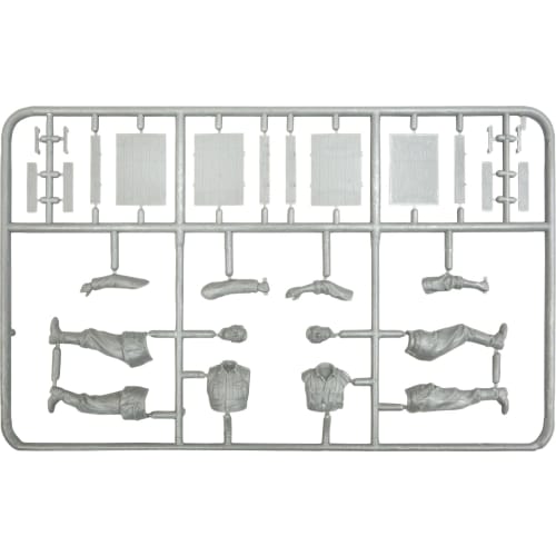 Miniart 1/35 Scale German Soldiers Carrying Ammunition Boxes (Set of 5) Plastic Model Kit MA35384