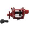 Fishing Reel 3.6:1 Ratio Drum Reel 7 14 Resistance with Line Counter for Long Shot Sea FishingRed Right Handed