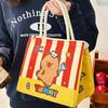 Kawaii Cartoon Capybara Lunchtasche Isolierte Tragetasche Bento-Tasche Lunchtaschen für Frauen Mädchen Tragbare Thermotasche Geschenke