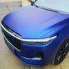 Film Vinilico Blu Scuro Ghiaccio Satinato Opaco Metallizzato Senza Bolle Decalcomania Auto Film per Wrapping Adesivo PET Accessori Auto Esterno Interno
