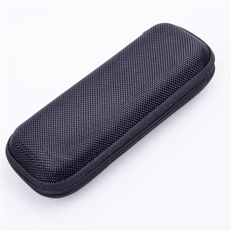 

Модный чехол для очков на молнии Коробка для хранения очков One Size чёрный