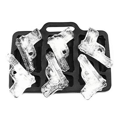 DIY Ice Handgun Shaped Ice Mold Tray Drink Accessories Safety Soft  Silicone Mold for Chocolate
