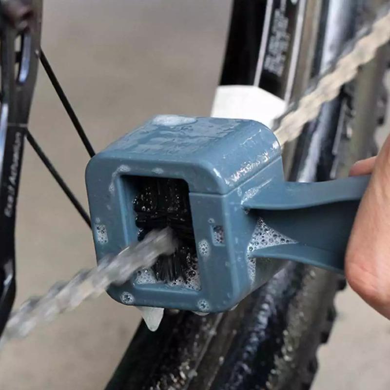 Universelle Kettenreinigungsbürste für Motorrad und Fahrrad, Reifenreinigungswerkzeug, Kettenpflegereiniger, Schmutzbürste, Autozubehör