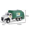 Garbage Truck Model Toys for Kids 1:50 Scale Model Car Diecast Pull Back Toy Cars Xmas Gift for Children High Quality