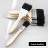 Shenglianxing Wood Handle Black Bristle Utility Brush Set (10-Pack)