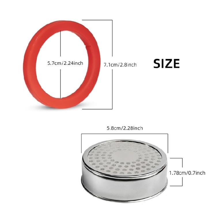 Upgraded Coffee Machine Shower Screen And Gasket Replacement Part For 58mm E61 Portafilter Systems Balanced Flavor