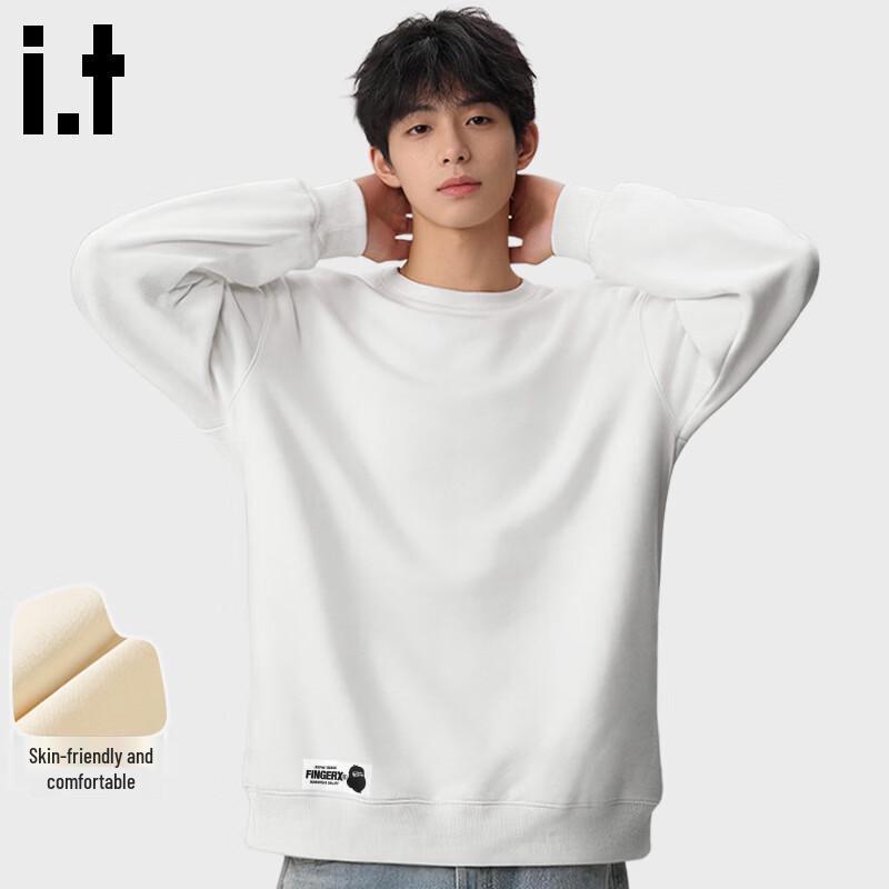 Fingercroxx Men's Casual Terry Crewneck Sweatshirt