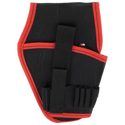 Tragbare Elektrowerkzeugtasche Hüftgurt Multifunktions-Bohrmaschinenhalter Holster-Tasche(rot )