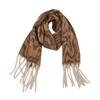 Women Winter Retro Knitted Long Scarf Headscarf Ladies Casual Striped Tassel Warm Scarve Mujer Foulard Thick Wrap Shawl  New
