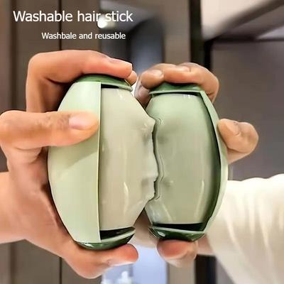 High-Quality Reusable Washable Pet Hair Remover with Strong Vibrancy, Durable Plastic Handle, Manual Duster