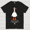 Praat Tegen Me Gans Unisex Zwaar 100% Katoen T-shirt