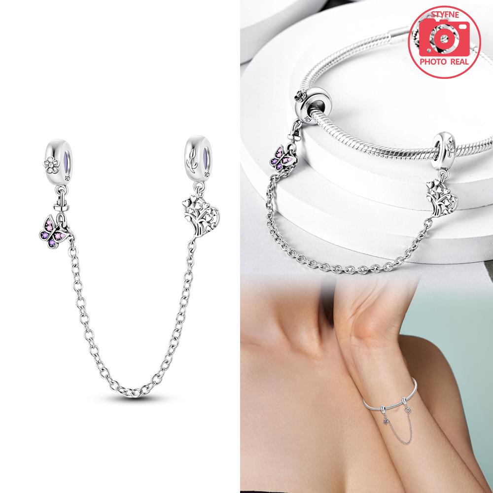 Lucky Shamrock Safety Chain copper Colors Ideal For Charm Bead Charms copper Colors Authentic Bracelets for Jewellery Making