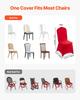 50 Pcs Red Chair Covers, Polyester Spandex Chair Cover, Stretch Slipcovers for Wedding Party Dining Banquet Flat-Front Chair Covers, Fits Chair