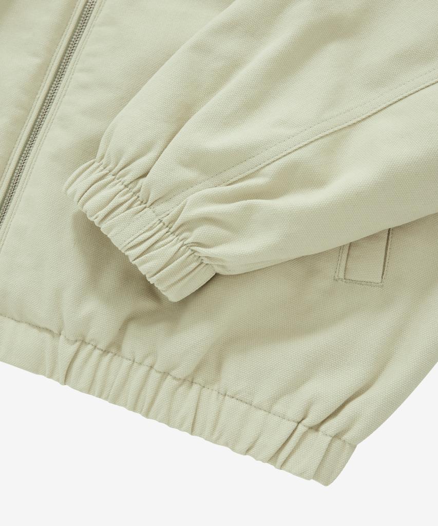 COVERNAT Heavy Oxford Hooded Jacket Cream