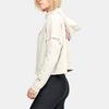 Under Armour Project Rock Terry Hoodie Women Hoodies White 1351807-110