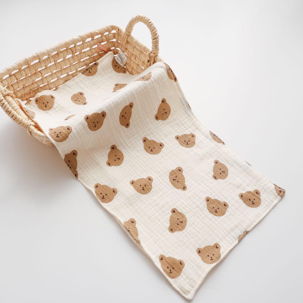 

4-шаровий дитячий рушник для обличчя 25*50 см для новонароджених, дитячий садок, м яка тканина для відрижки 9