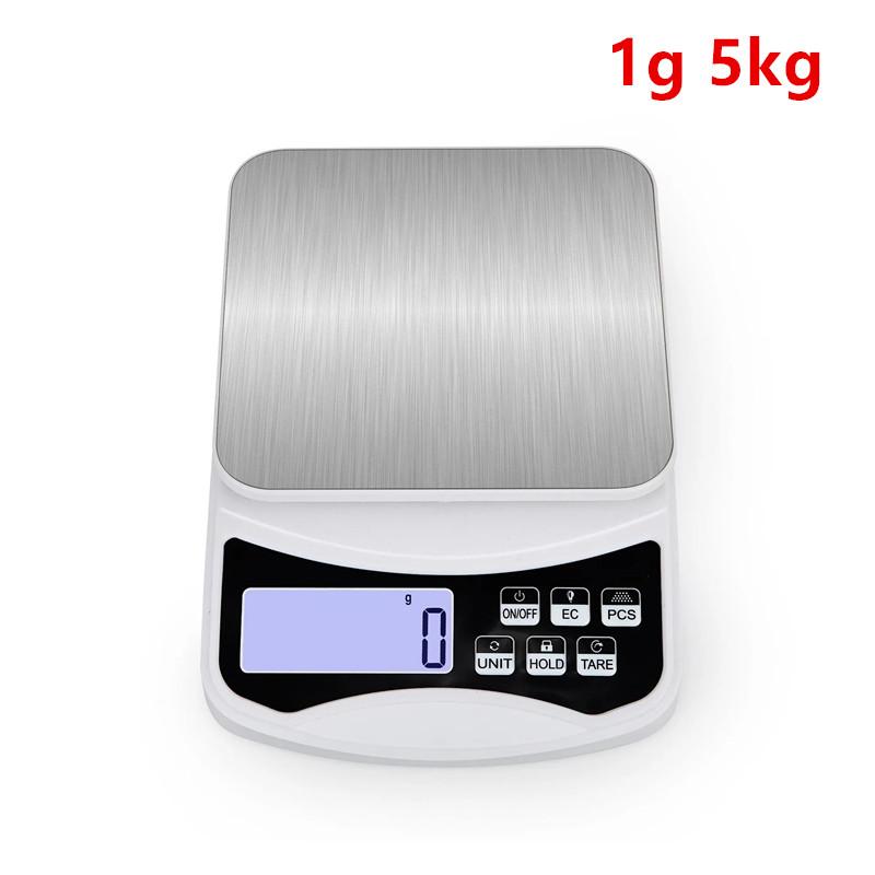 Báscula De Cocina Digital Precisa Para Cocinar Y Hornear, Pérdida De Peso, 5kg, 10kg De Capacidad, 1g De Graduación, Gramos Y On