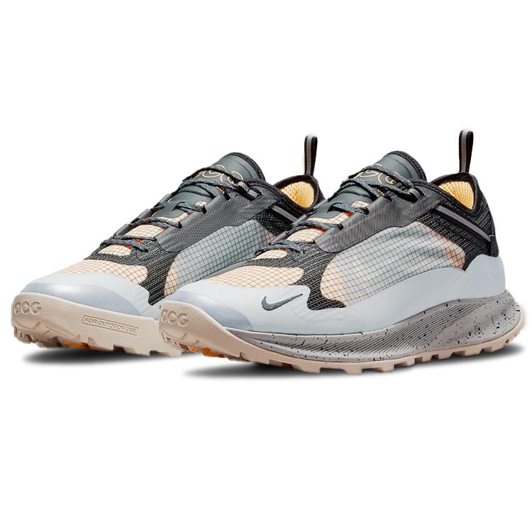 Nike Air Nasu 2 'Grey Melon Tint' (Unisex) Grey / Melon Tint / Metallic Silver Mountaineering Hiking Shoes DC8296 001