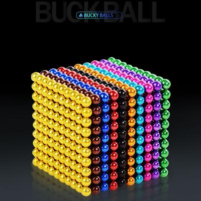 5MM Bunte Buck Ball 1000 Magnetische Kugel Mark Ball Perlen Puzzle Zauberwürfel Kreative Dekompression Magnet Spielzeug