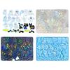 Silicone Specter Bat Cat Holographic Molds Light Shadow Earrings Pendant Mold DIY Ornaments Jewelry Epoxy Crafting Mold