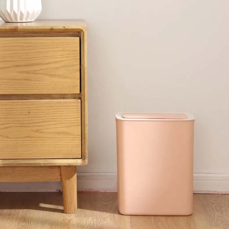 Automatic Intelligent Induction Trash Can Household Smart Sensor Garbage Can Kitchen Bathroom Waterproof Trash Bins with Lid Electric Trash Can