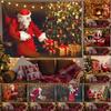 Santa Claus Tapestry Holiday Party Decoration Background Cloth Living Room Bedroom Dormitory  Home Decor