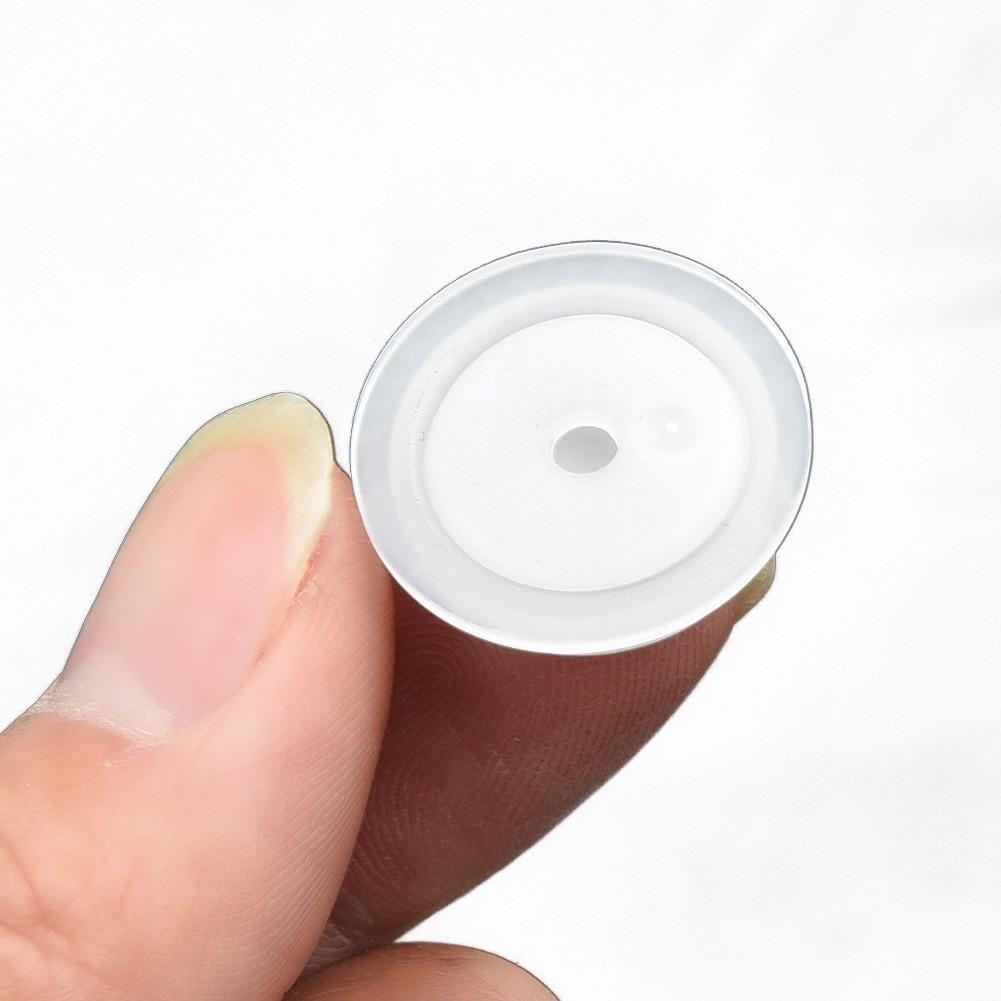 50Pcs Degassing Valves PE Silicone Filter Exhaust Cup Cover Coffee Bag