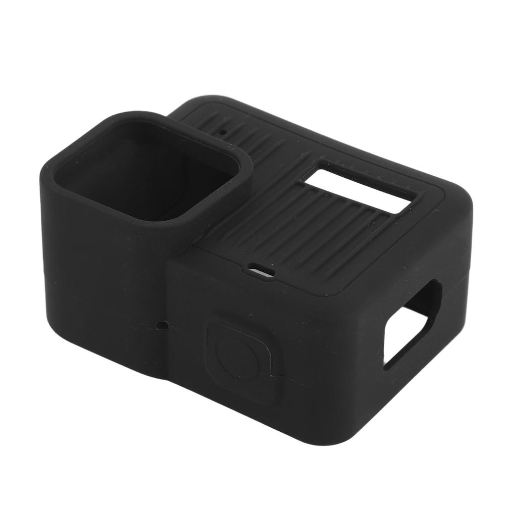 Silicone Protective Case for 4K Action Camera Scratch and Impact Resistant Action Camera Sleeve Cover with Battery Side