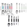 5PCS/SET with Leveler Magnetic Measuring Spoon Stainless Steel Seasoning Spoon Coffee Spoon  Kitchen
