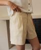 KOOLKITTEN Summer Belted Pleats Shorts Set