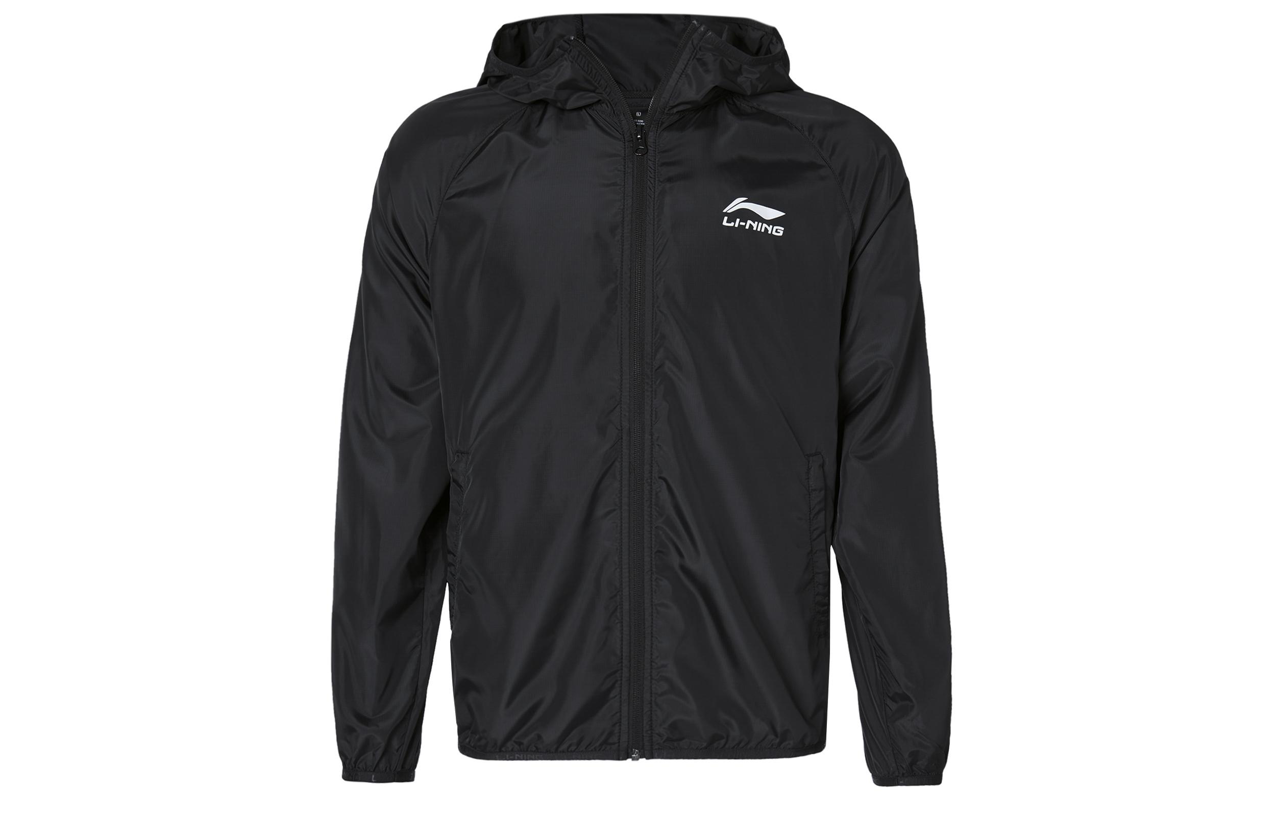 Li Ning Breathable And Quick Dry Sun Protection Clothing Men s Black YFDT137-3 L