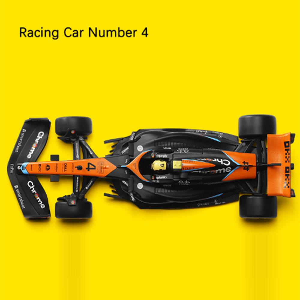 1:24 Scale Mclaren F1 MCL60 Racing Car Model Toy Free Wheeling Sports Cars Exquisite Floral Vehicle Models Kids Gifts Collection