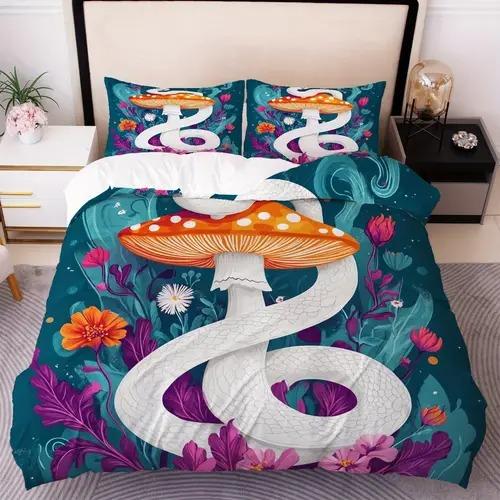 Snake Duvet Cover Duvet Cover With Snake Pattern Suitable For Children Kids And Adults Warm Soft Comfortable And Breathable