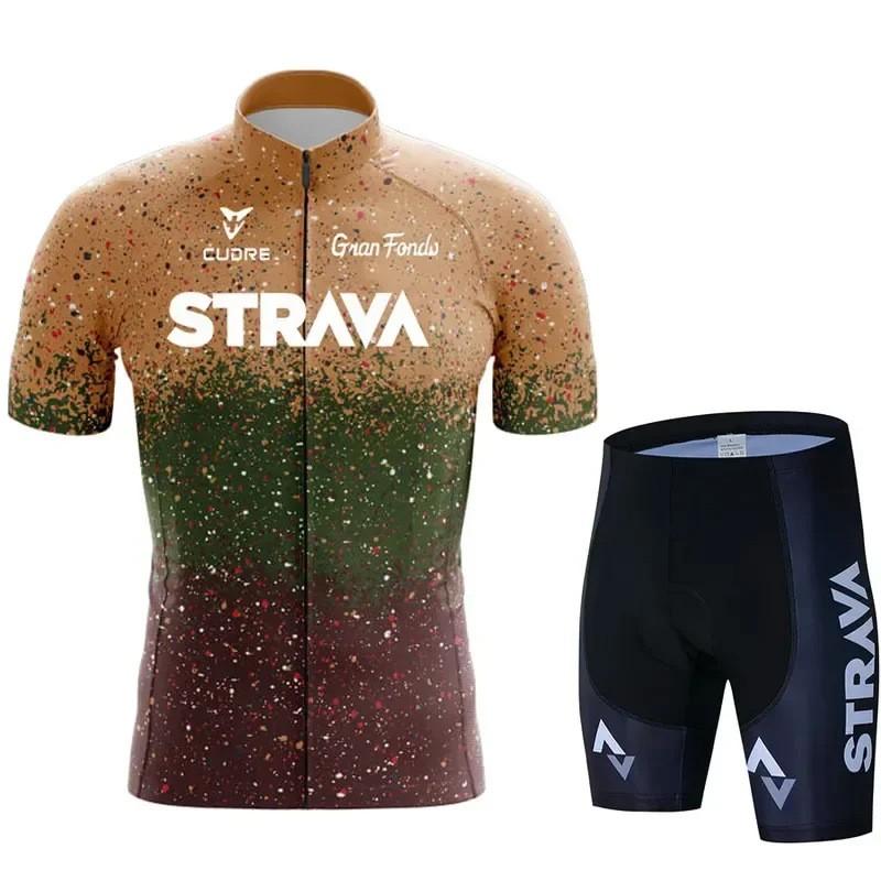 Men Women Cycling Jersey Set Short Sleeve Breathable Quick Dry Bike Riding Apparel Outdoor Sportswear