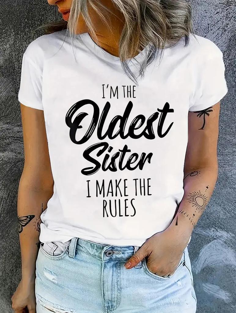 Women's Relaxed Fit White T-Shirt with Eye-Catching Print Artwork