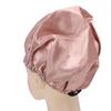 Sleep Cap Double Layer Adjustable Champagne and Beige Slick Finish Breathable Night Sleeping Hair Bonnet
